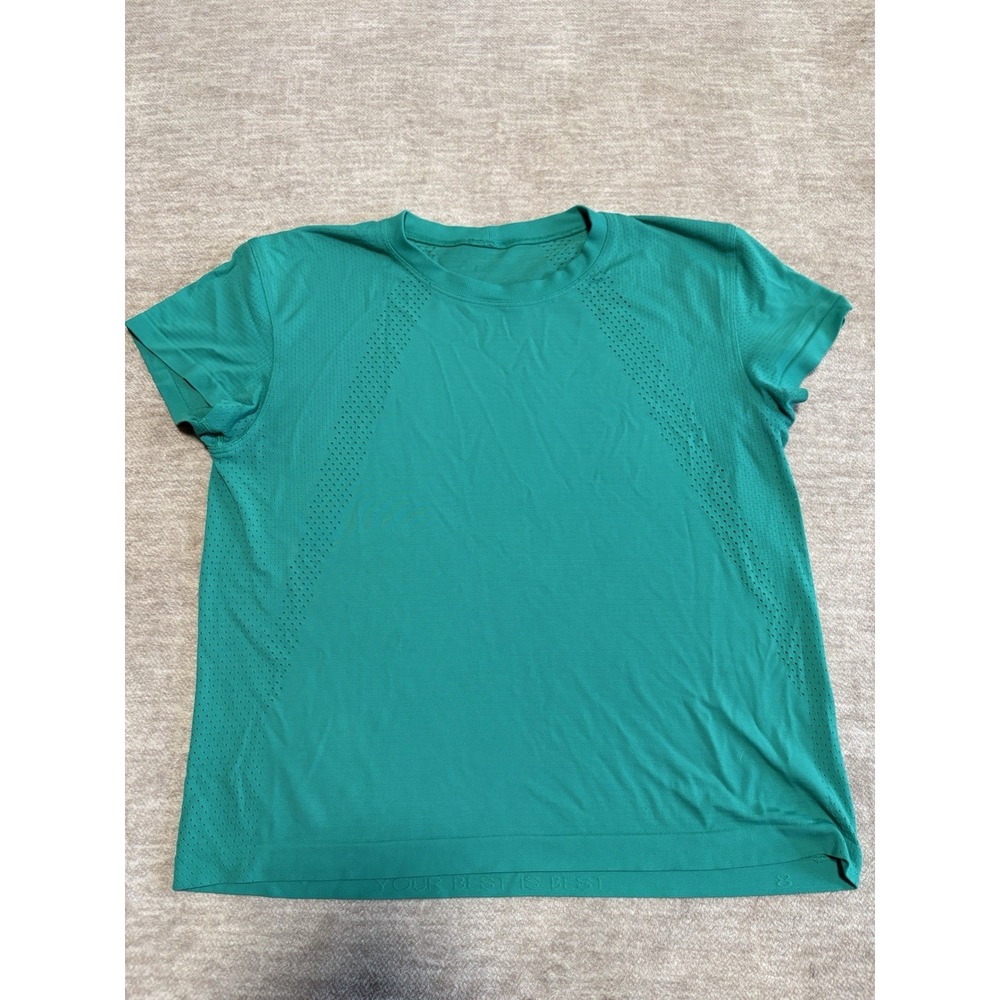 Lululemon Shirt Women's Size 6 Green Casual Workout Gym Yoga